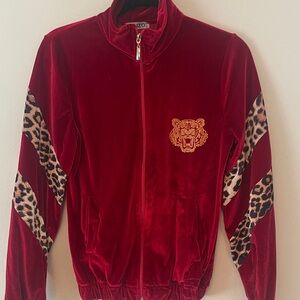 Kenzo Red Velour Jacket